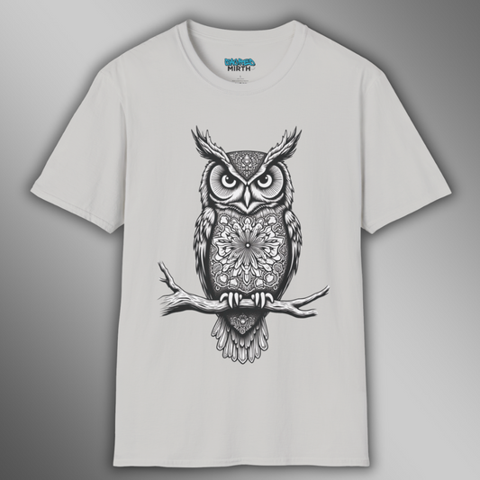Mandala Vision Owl Tee