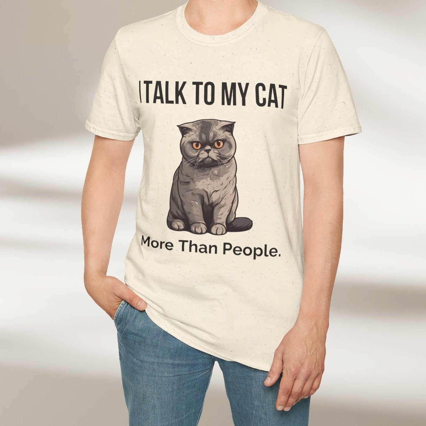 I Talk To My Cat More Than People Tee