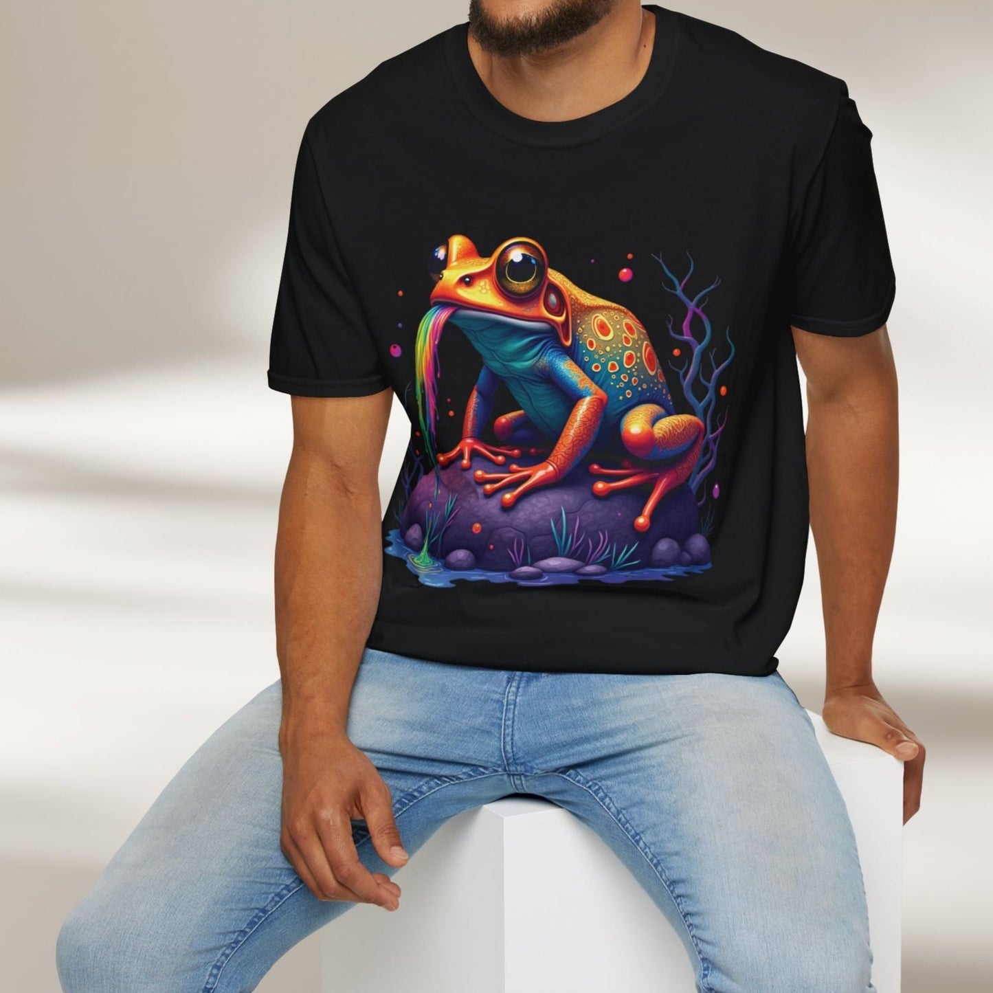 Rainbow Purge Frog Tee