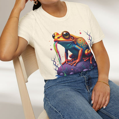 Rainbow Purge Frog Tee