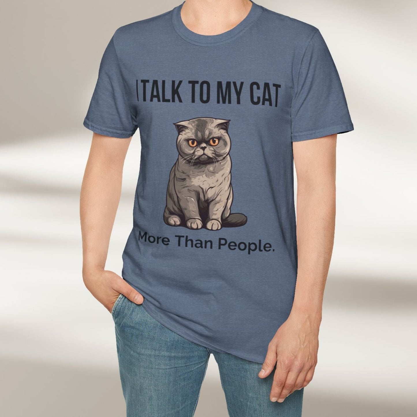 I Talk To My Cat More Than People Tee