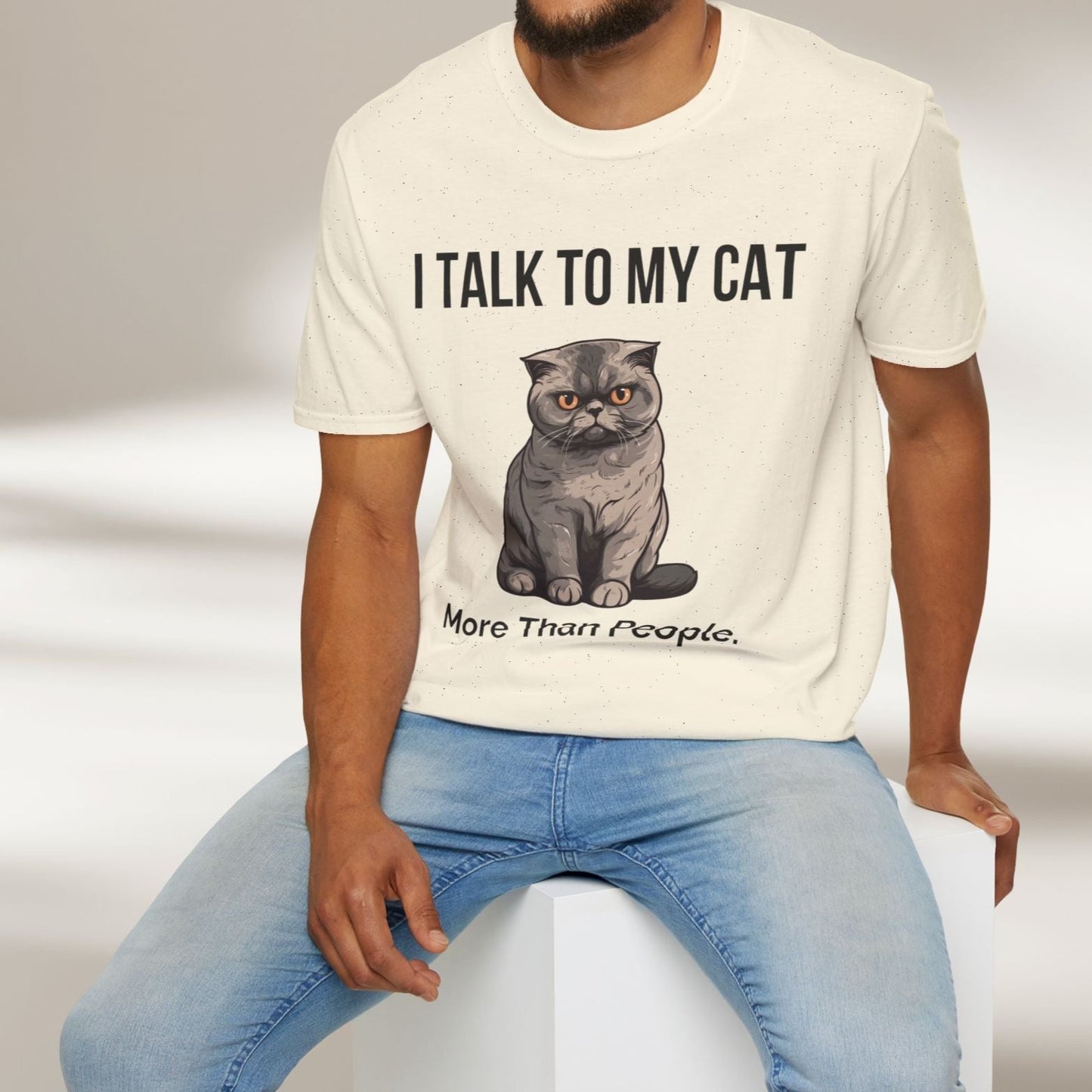 I Talk To My Cat More Than People Tee