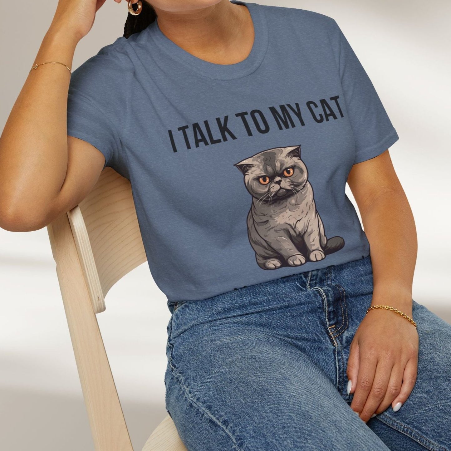 I Talk To My Cat More Than People Tee