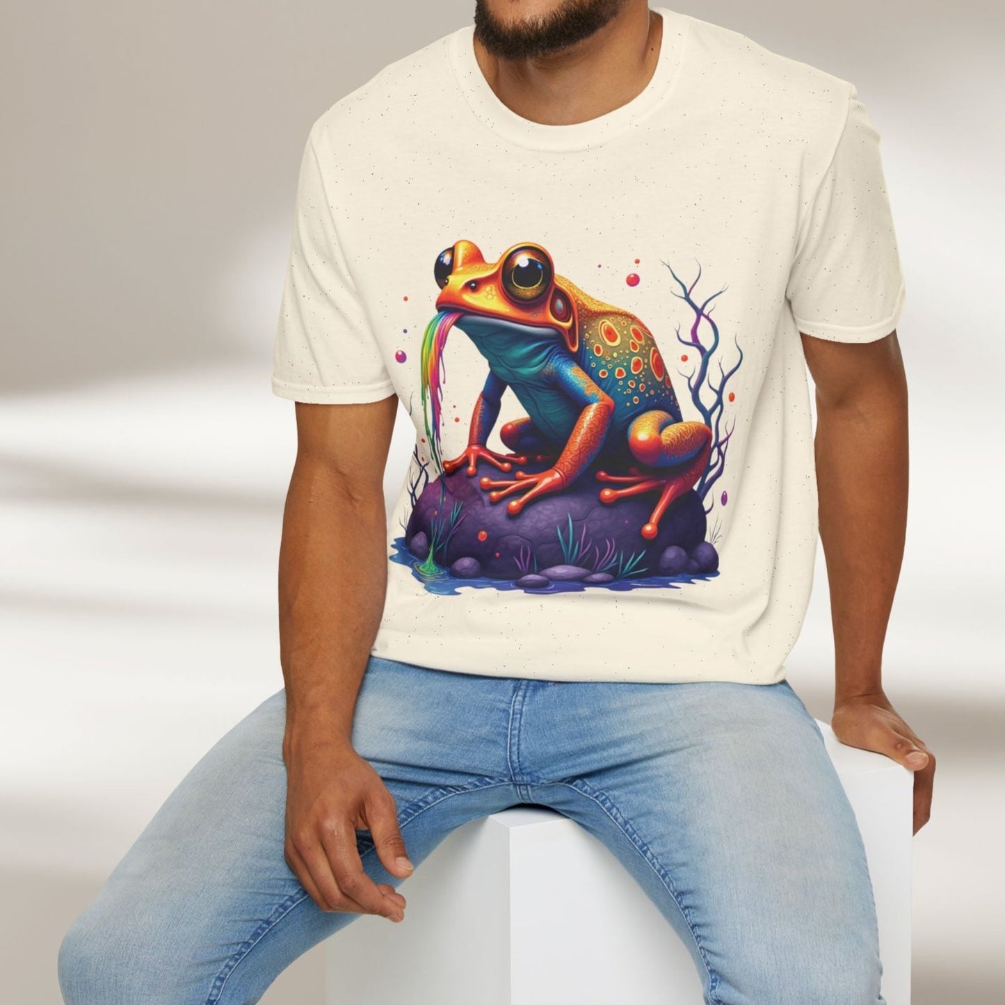 Rainbow Purge Frog Tee