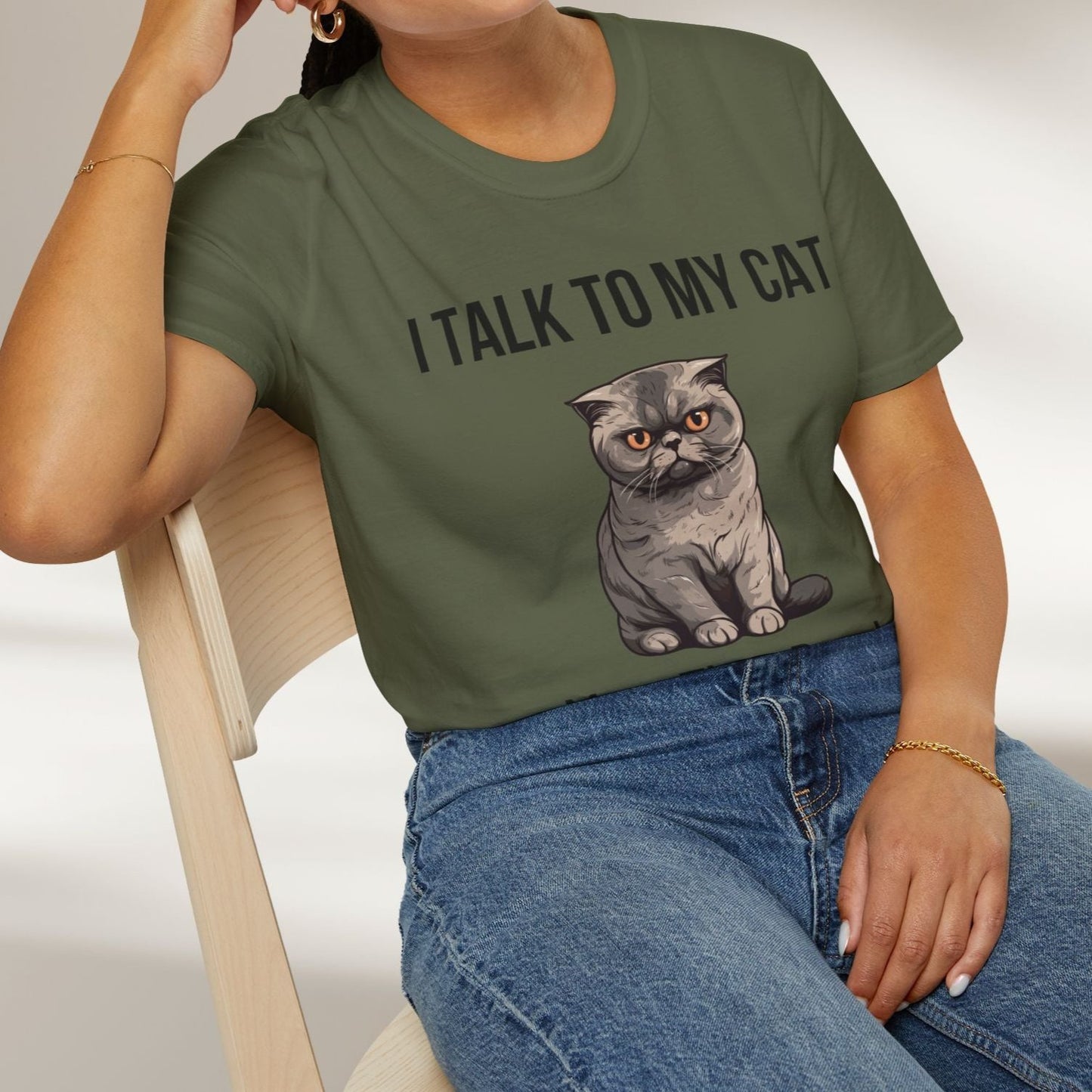 I Talk To My Cat More Than People Tee