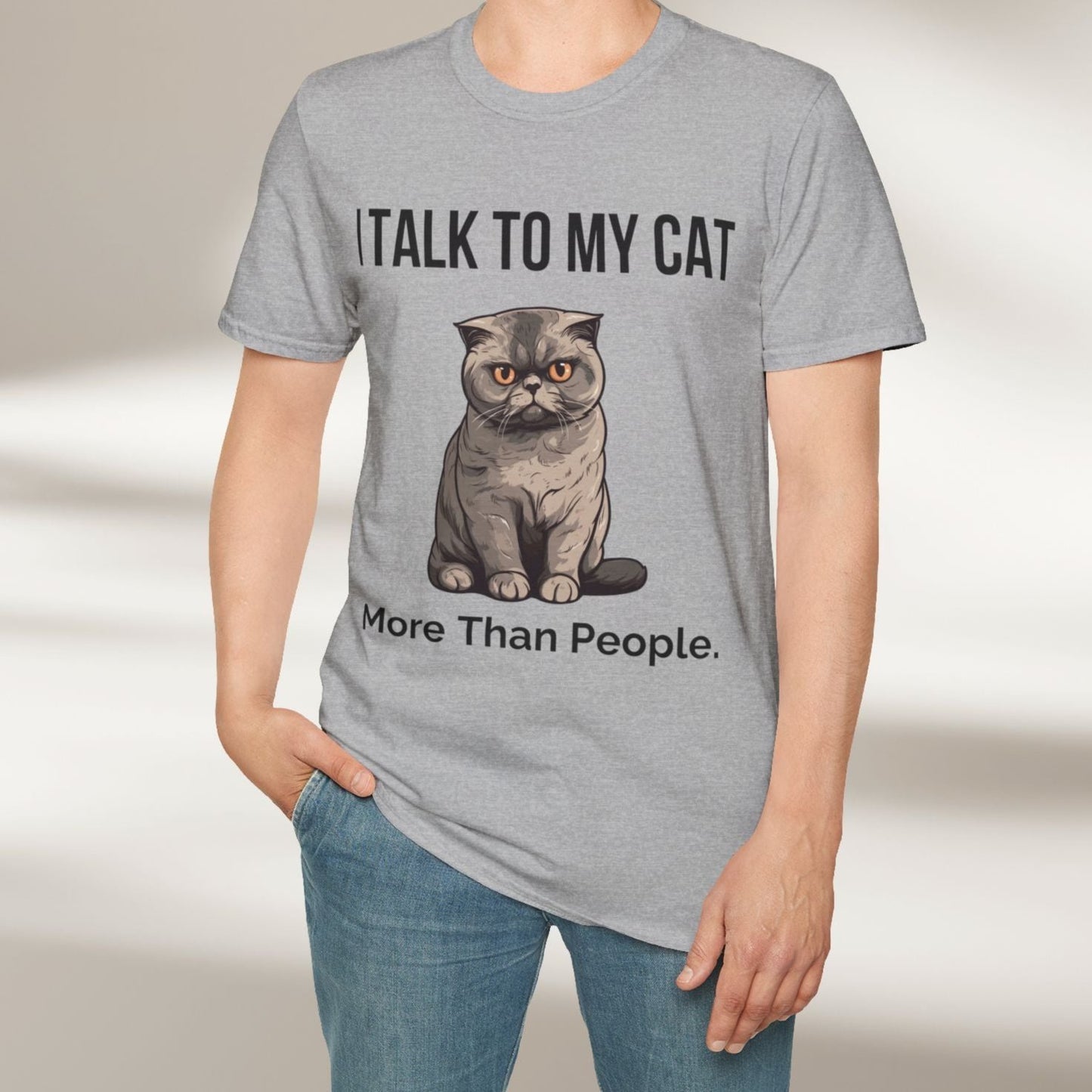 I Talk To My Cat More Than People Tee