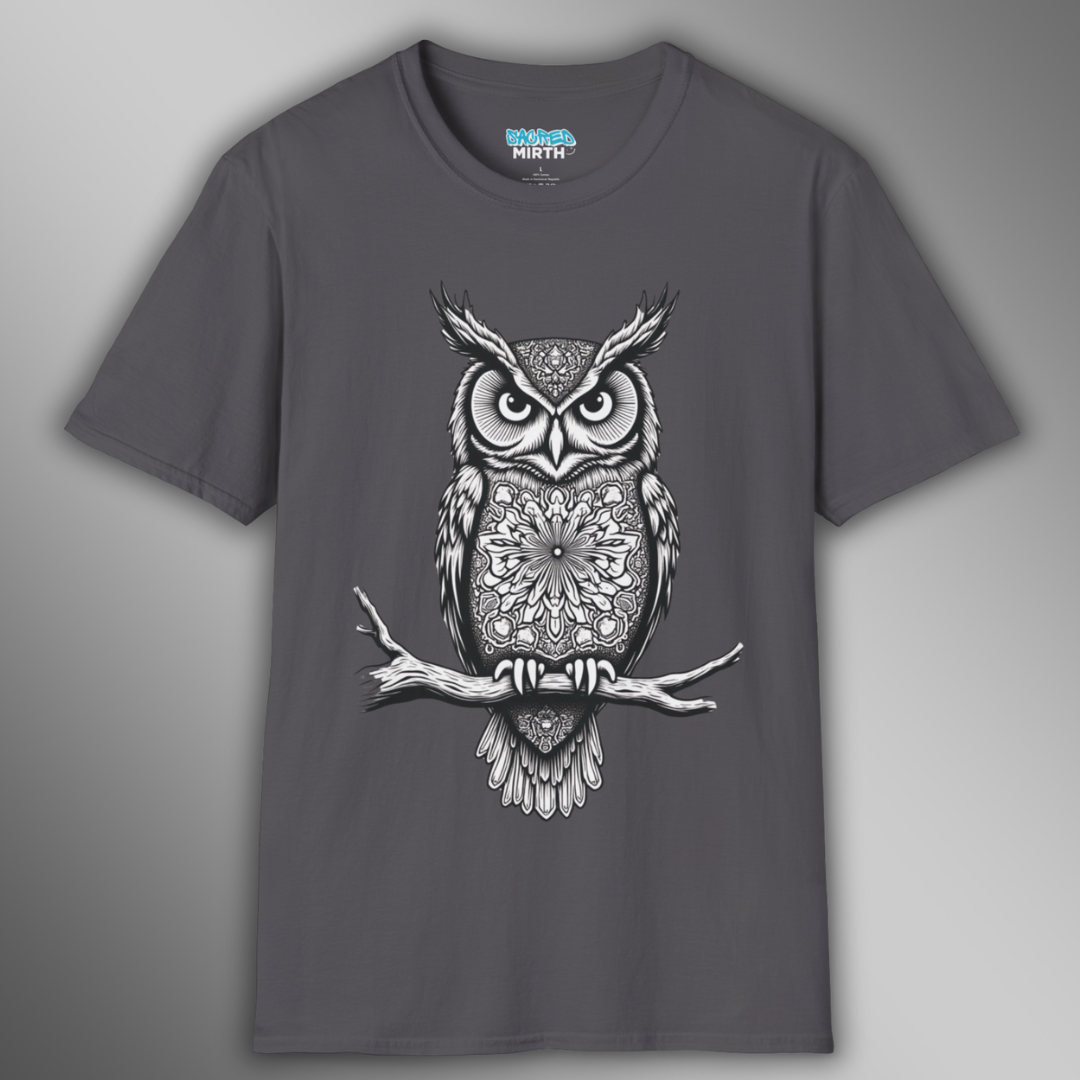 Mandala Vision Owl Tee
