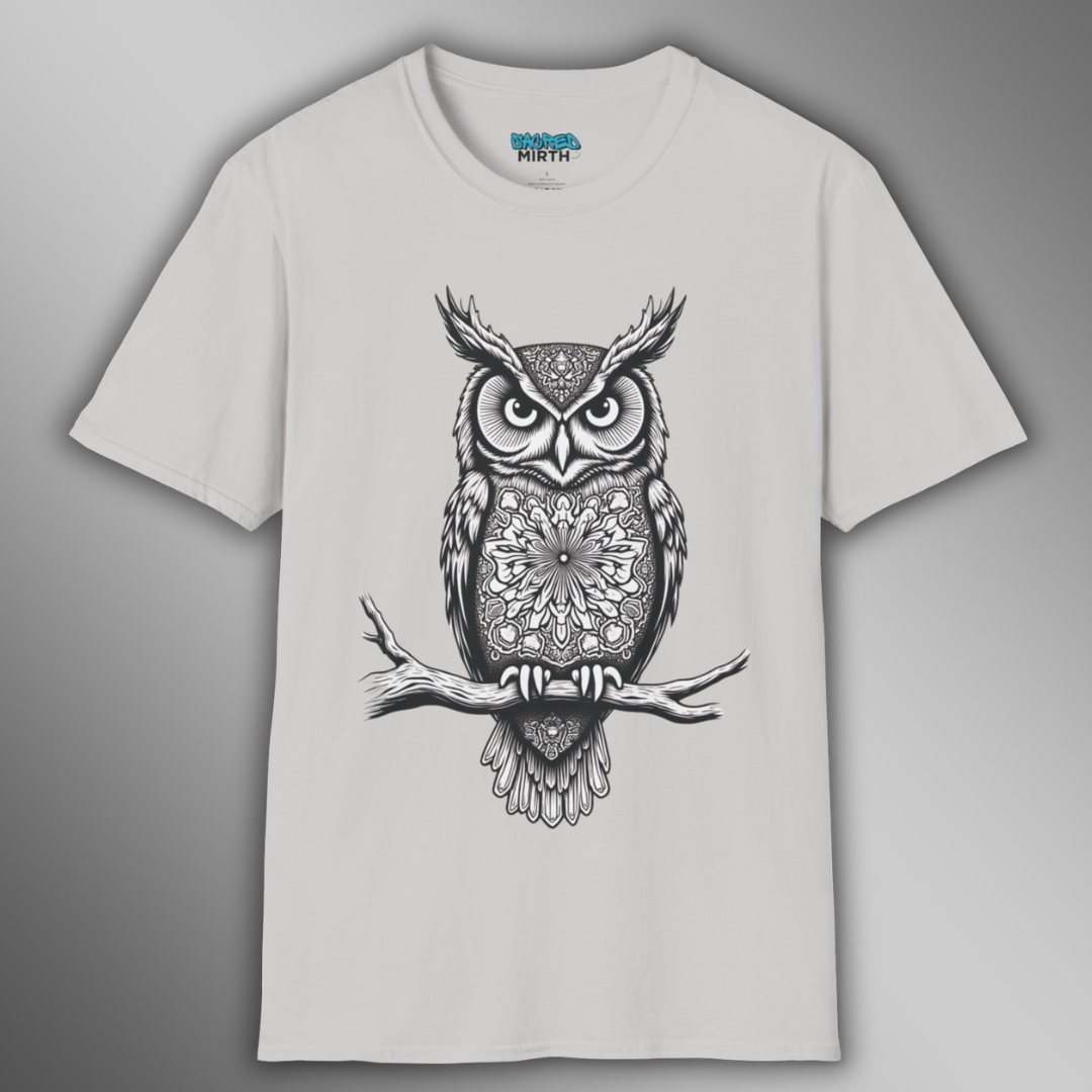 Mandala Vision Owl Tee