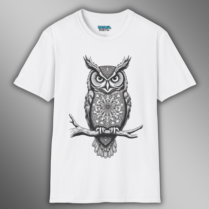 Mandala Vision Owl Tee